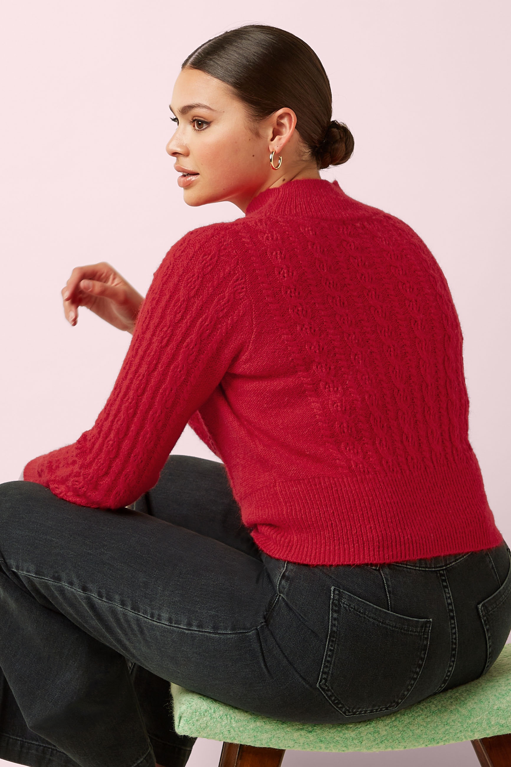 King Louie - Nilde Leon top in vurig rood 2