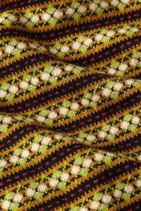 King Louie - V-Neck Walter top in zwart en multi 4