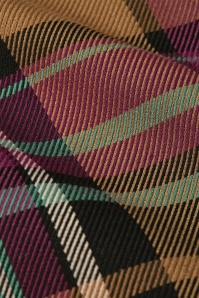 King Louie - Daisy Caroll Check blazer in goudbruin  4