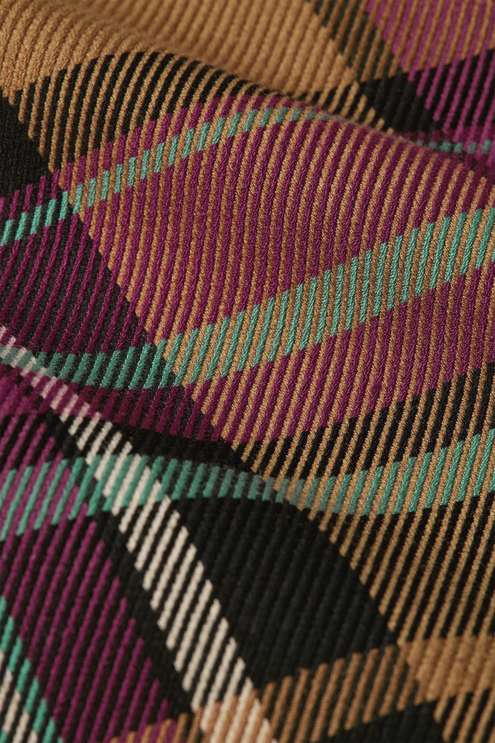 King Louie - Daisy Caroll Check blazer in goudbruin  4