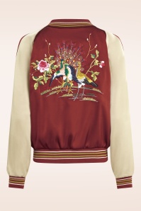 King Louie - Pavonini Reversible bomber jack in Rio rood 6