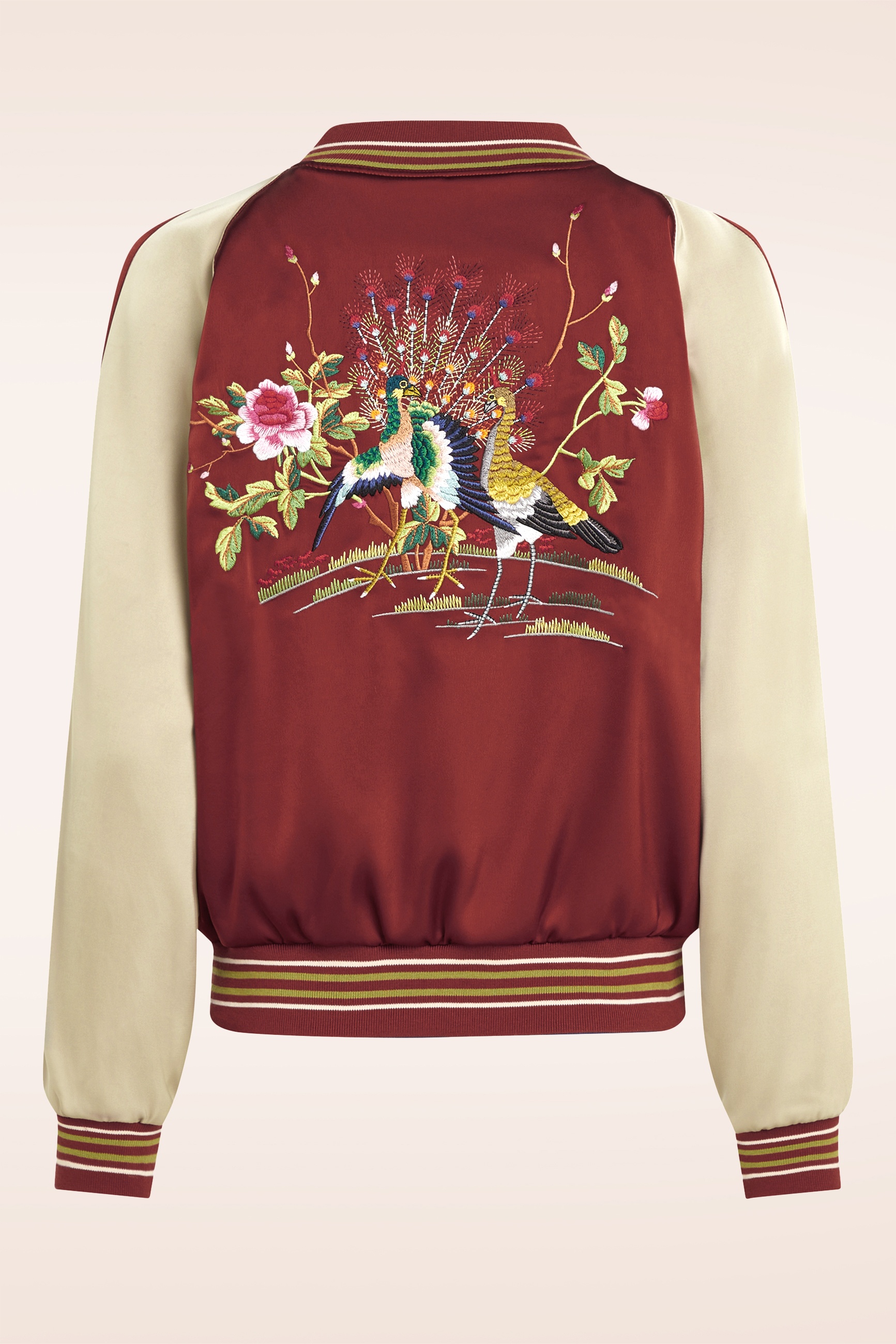 King Louie - Pavonini Reversible bomber jack in Rio rood 6