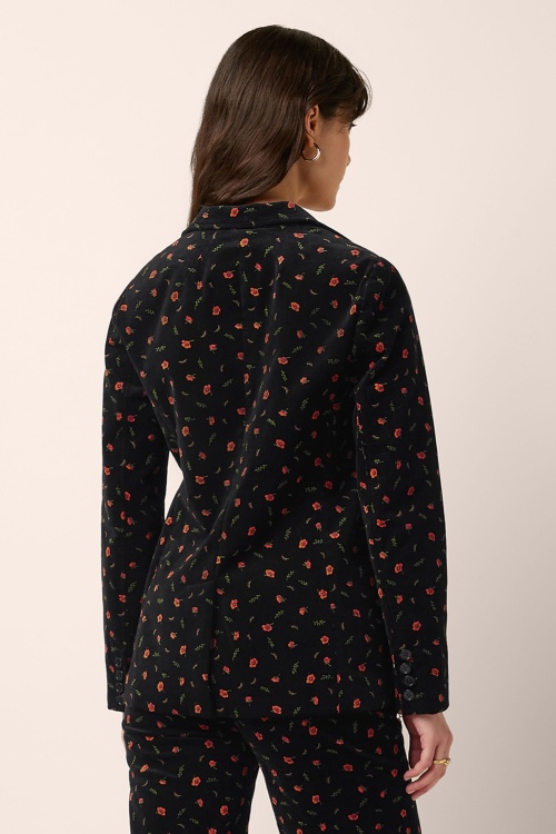 King Louie - Bibi Nival blazer in zwart 4