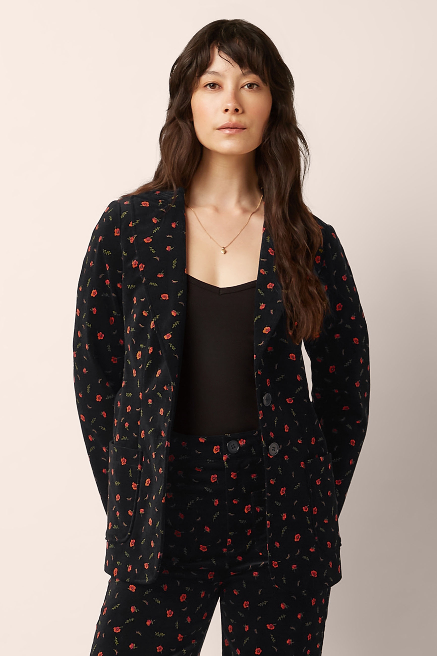 King Louie - Bibi Nival blazer in zwart