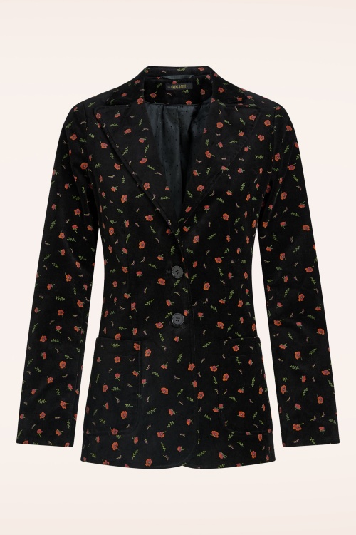 King Louie - Bibi Nival blazer in zwart 2