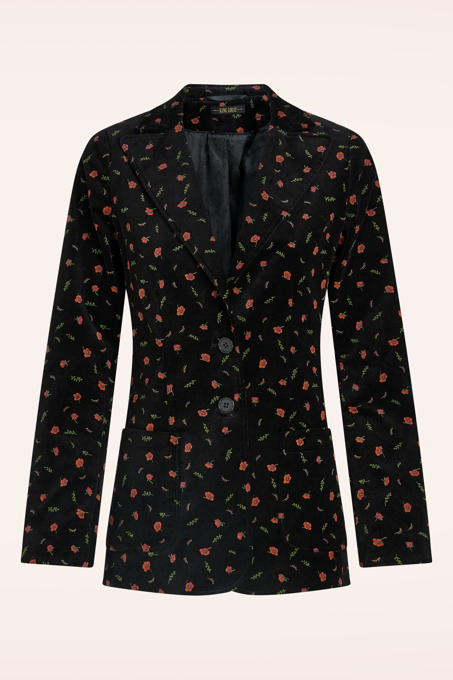 King Louie - Bibi Nival blazer in zwart 2