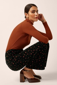 King Louie - Ida Nival Front Zip pantalon in zwart 3