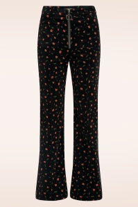 King Louie - Ida Nival Front Zip pantalon in zwart