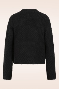 Banned Retro - Victoria Textured cardigan in zwart 3