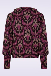 Very Cherry - Maya top in paars en multi 3