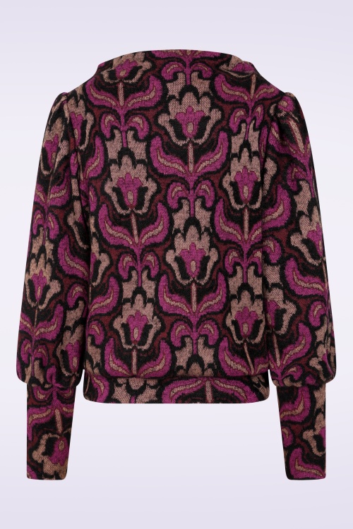 Very Cherry - Maya top in paars en multi 3