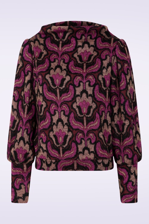 Very Cherry - Maya top in paars en multi