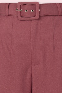Banned Retro - Marley Tailored pantalon in dusty bordeauxrood 2