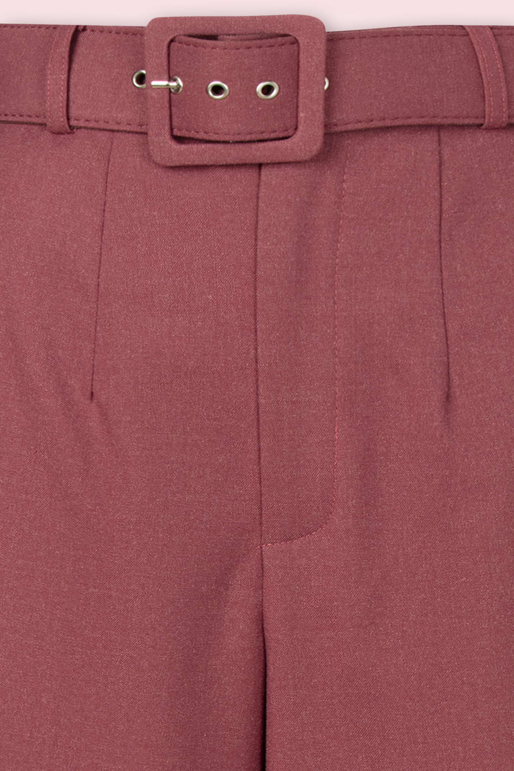 Banned Retro - Marley Tailored pantalon in dusty bordeauxrood 2