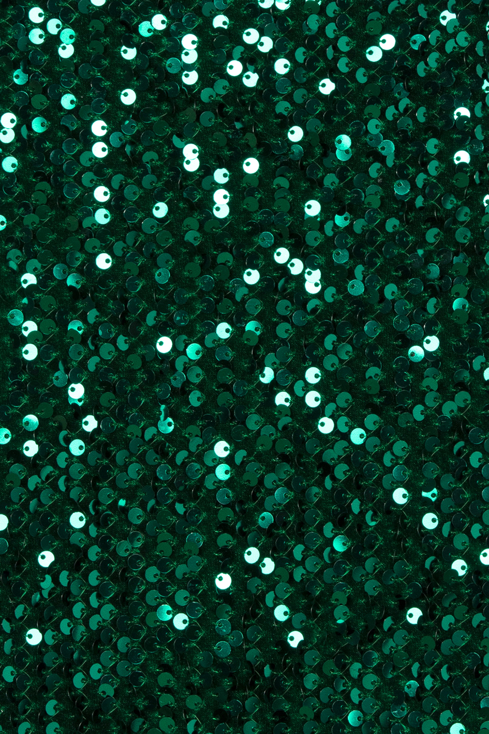 Vintage Chic for Topvintage - Topvintage exclusive ~ Selene pailletten a-lijn rok in smaragdgroen 2