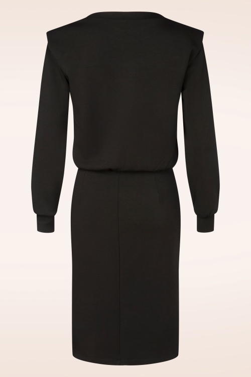 K-Design - Demi jurk in zwart 3