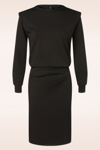 K-Design - Demi jurk in zwart