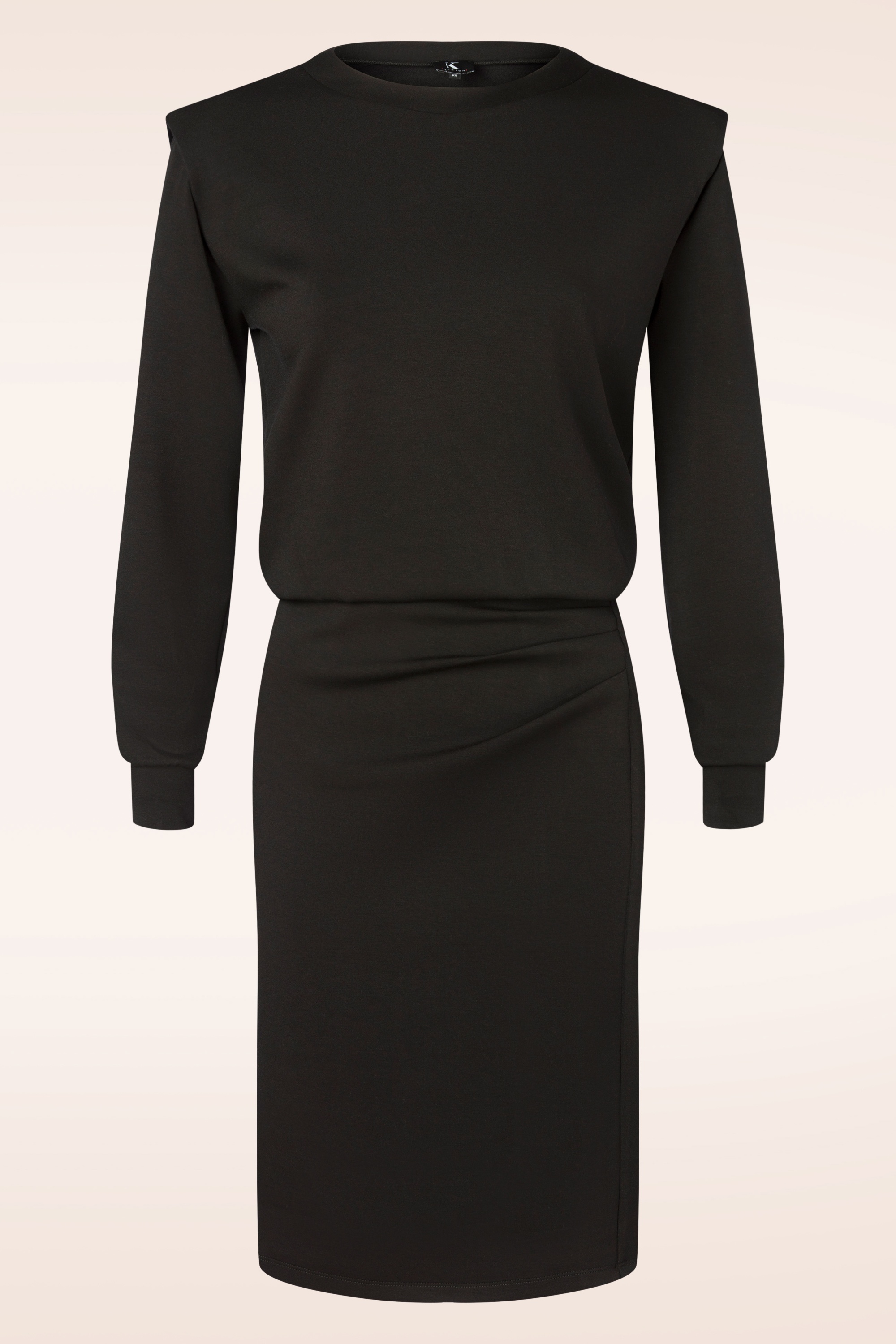 K-Design - Demi jurk in zwart