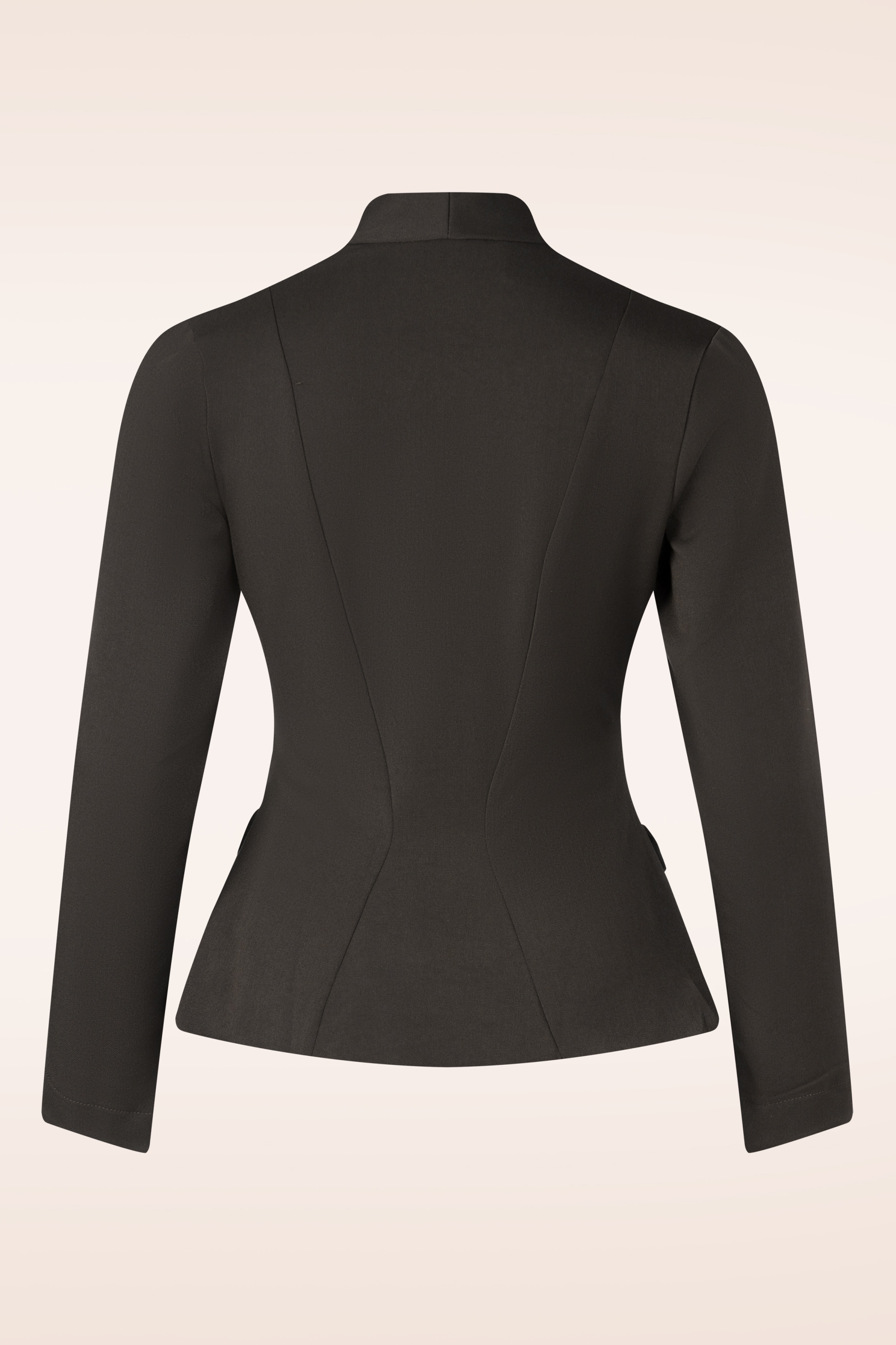 Miss Candyfloss - Coline Sadie blazer in donkerbruin 4