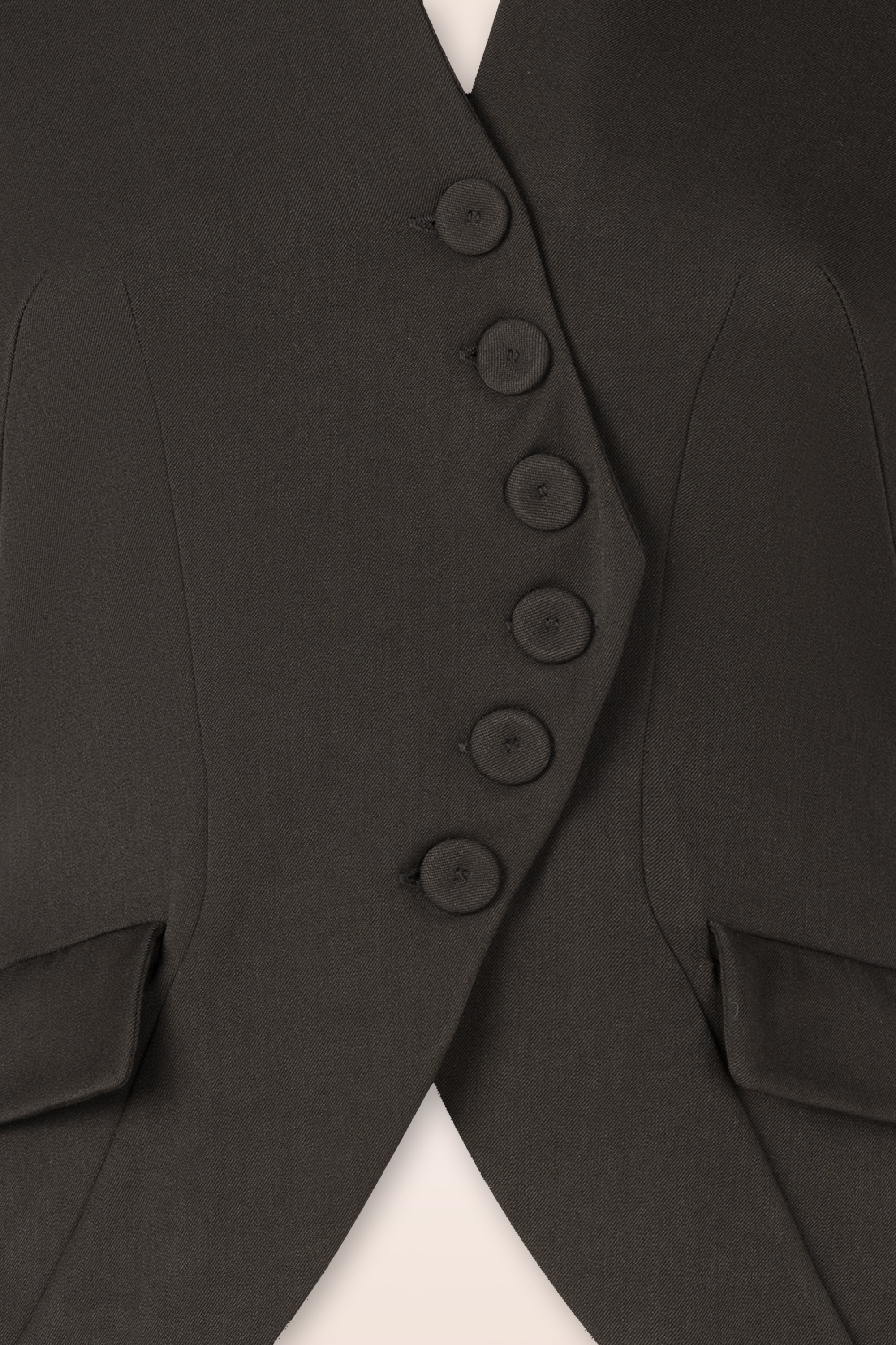 Miss Candyfloss - Coline Sadie blazer in donkerbruin 3