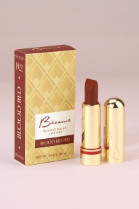 Bésame Cosmetics - Classic Colour lippenstift in bloedrood 3