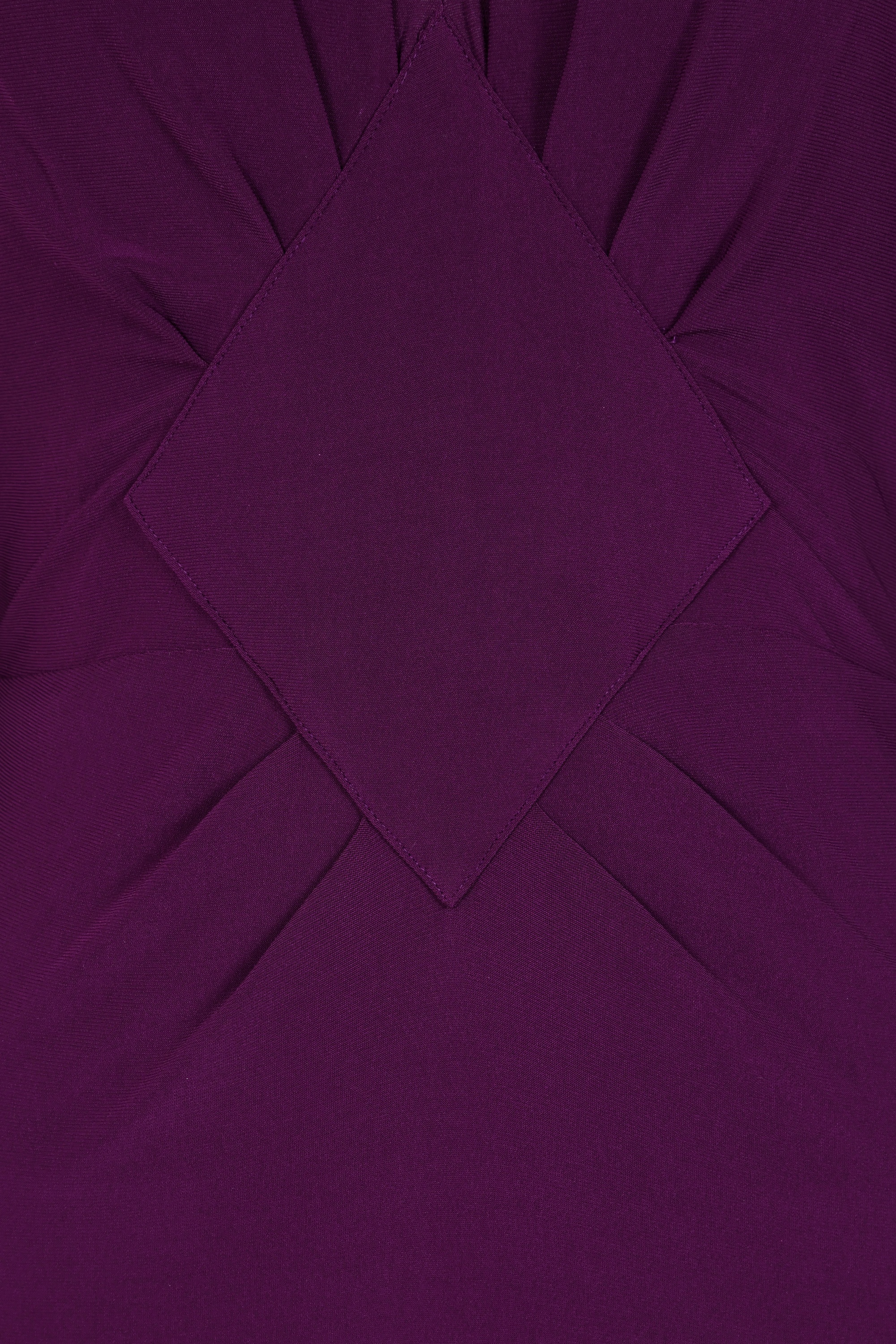 Vintage Diva  - Lilianne pencil jurk in paars violet 3