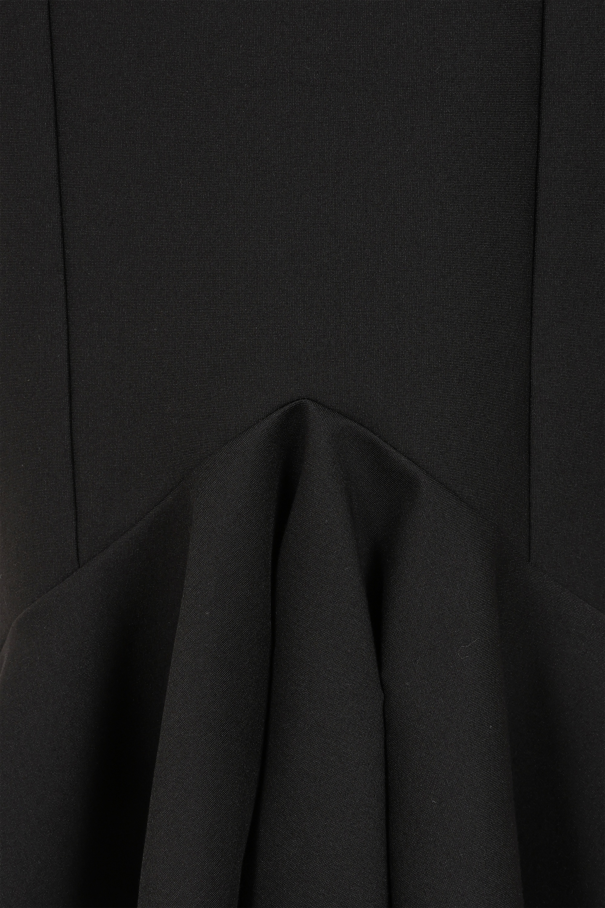 Vintage Diva  - Mara midi fishtail jurk in zwart 4