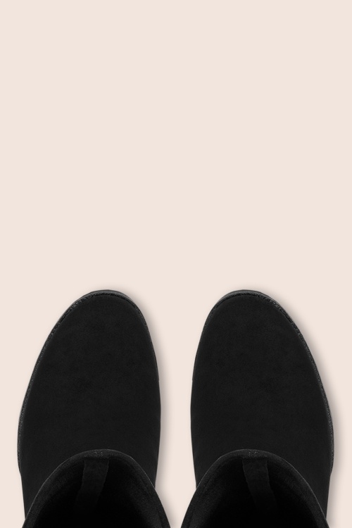 Jana Shoes - Cady Softline Vegan kniehoge laarzen in zwart 2