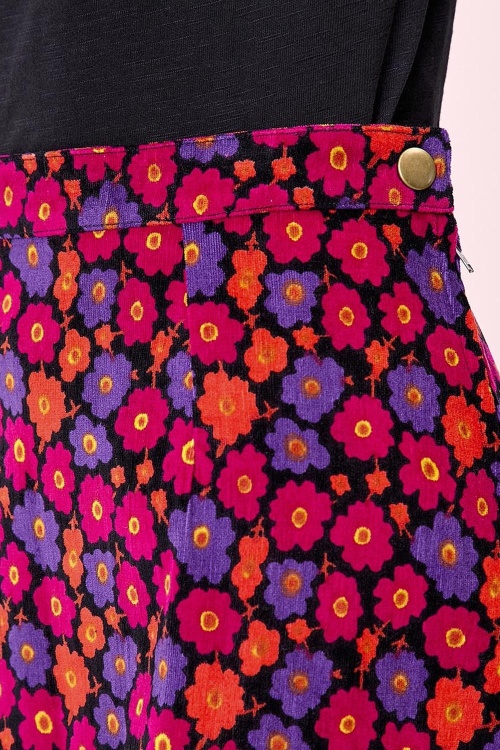 Princesse Nomade  - Linette Mary corduroy rok in multi 2