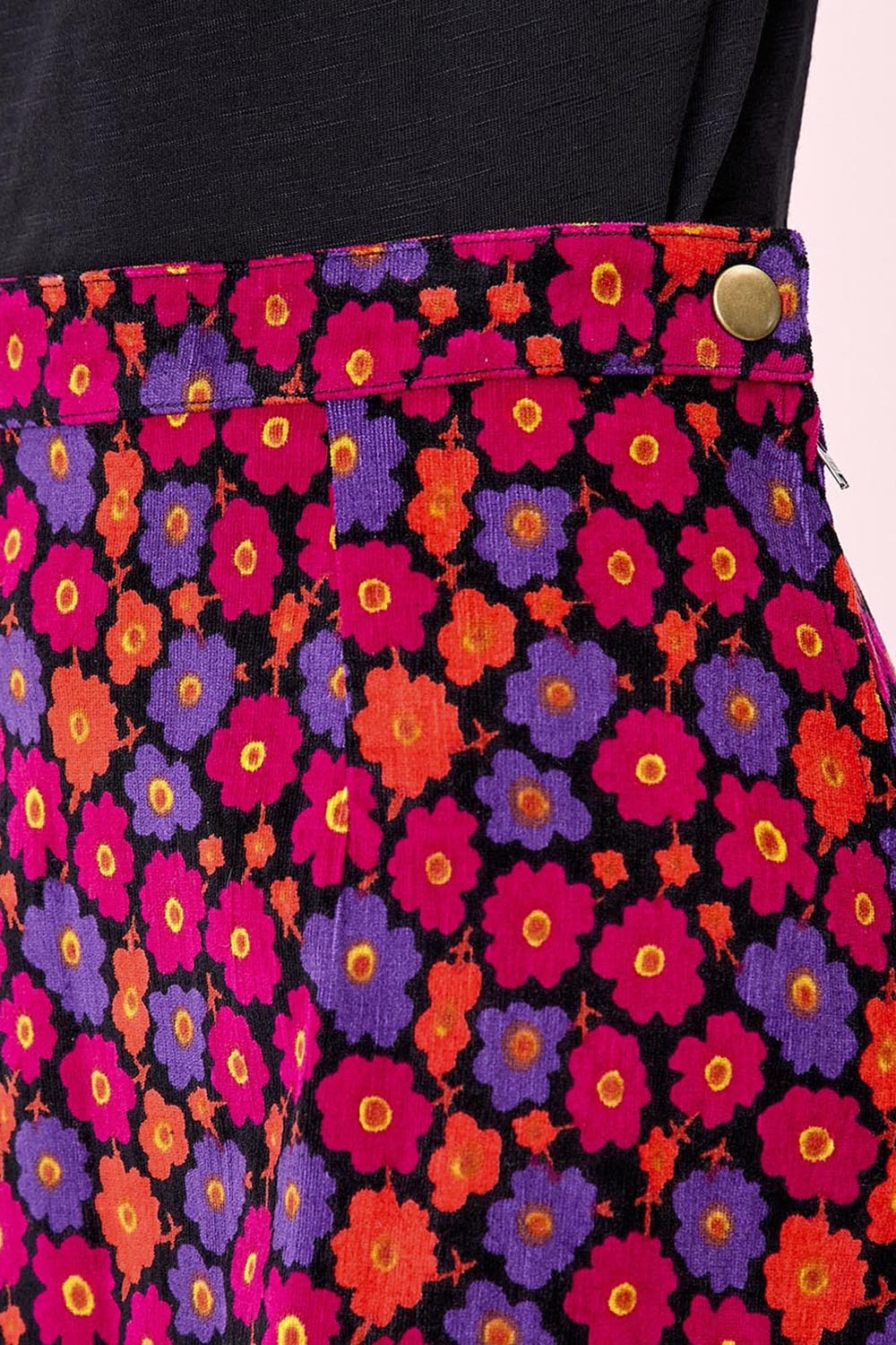 Princesse Nomade  - Linette Mary corduroy rok in multi 2