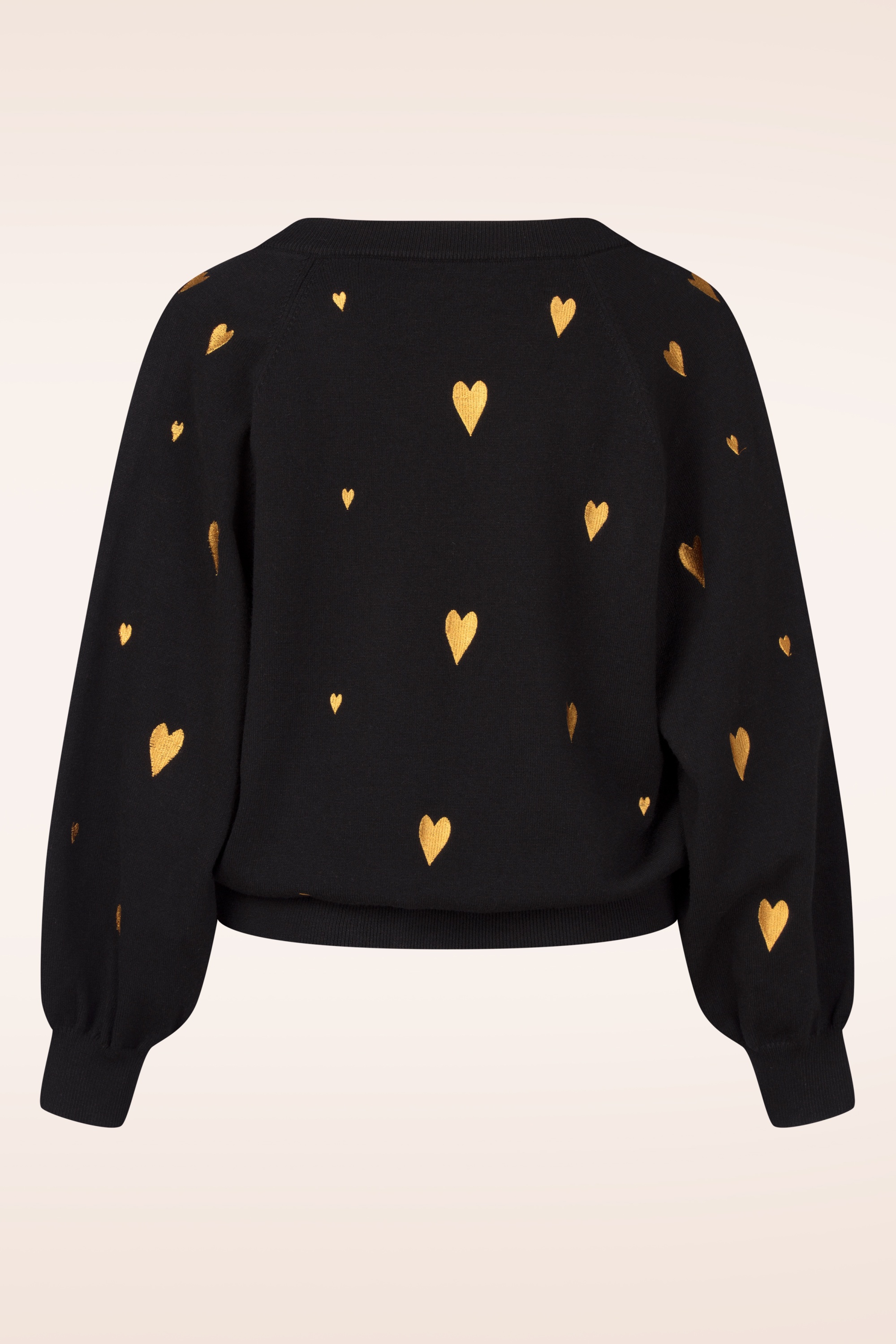 Smashed Lemon - Love trui in zwart en goud 5