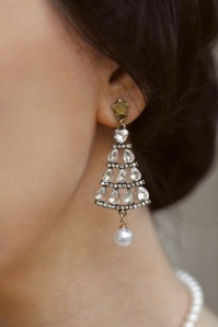 Lovely - Glamorous Christmas Tree oorbellen in antiek goud