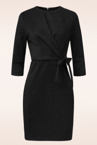 Smashed Lemon - Linda Sparkling jurk in zwart 2