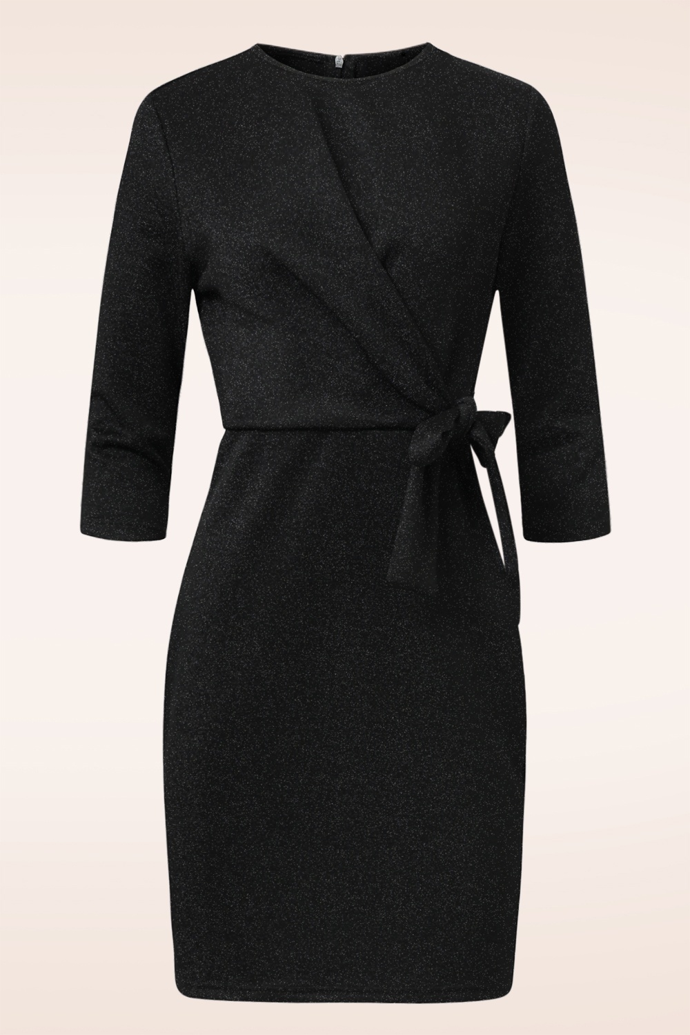 Smashed Lemon - Linda Sparkling jurk in zwart 2