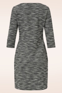 Smashed Lemon - Bionda jurk in zwart en wit 4