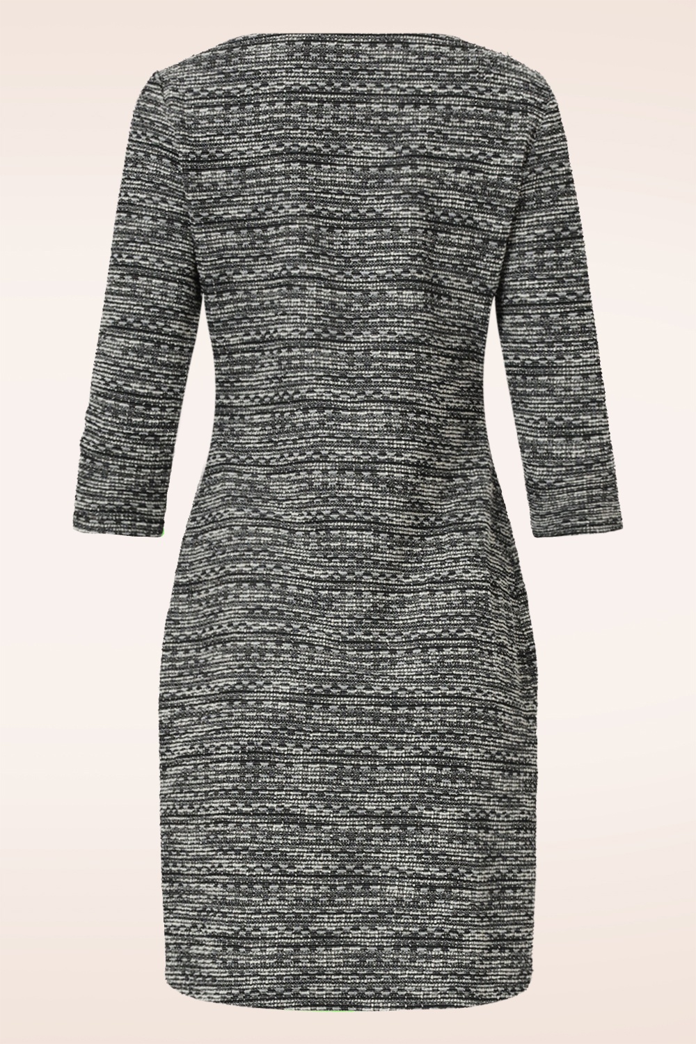 Smashed Lemon - Bionda jurk in zwart en wit 4