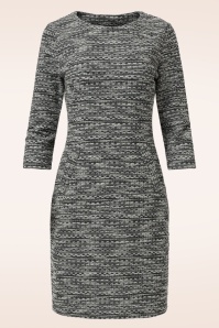 Smashed Lemon - Bionda jurk in zwart en wit 2