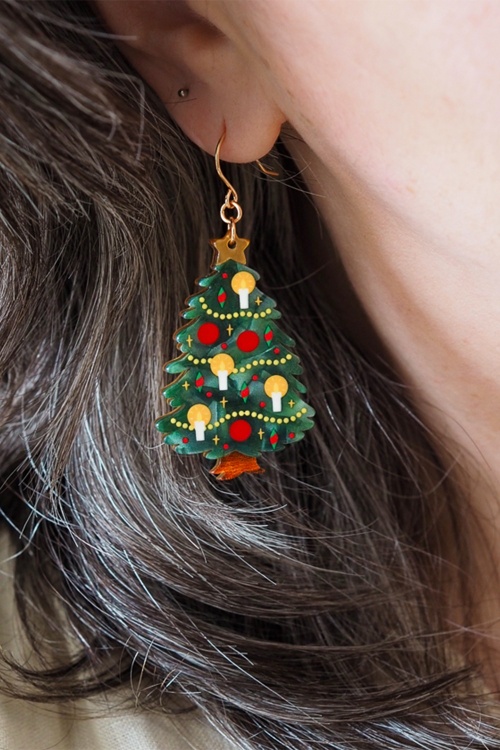 Erstwilder - Christmas Tree Centre-Piece Drop oorbellen 2