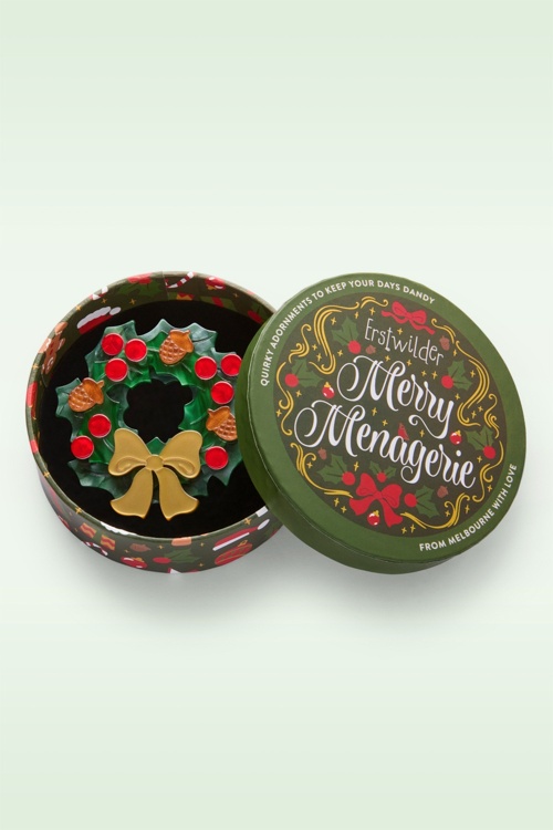 Erstwilder - Forest Wreath broche 2