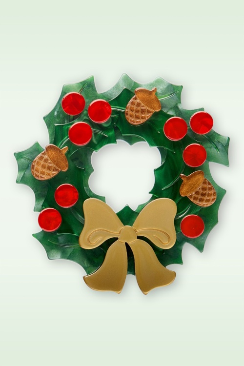 Erstwilder - Forest Wreath broche