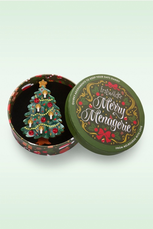 Erstwilder - Christmas Tree Centre-Piece broche 2