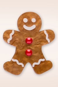Erstwilder - Gingerbread Man mini broche