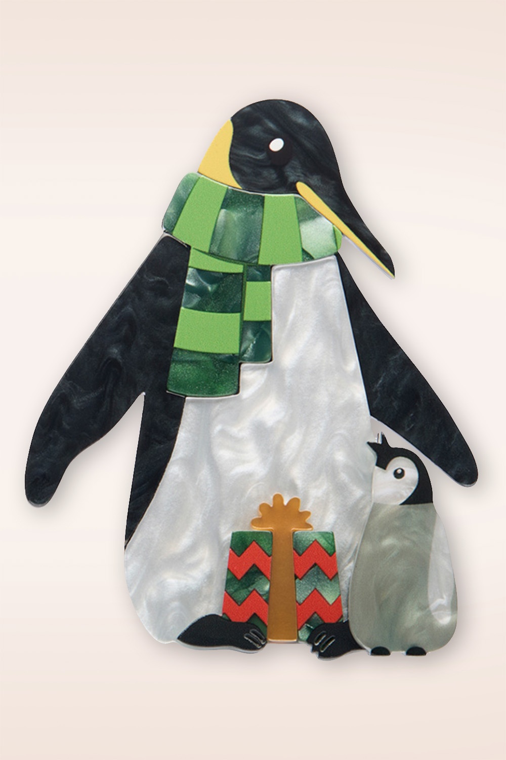 Erstwilder - Paddy & Pip the Penguins broche