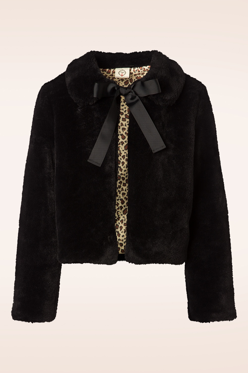 Banned Retro - Rock n Roll Swing bontjas in zwart