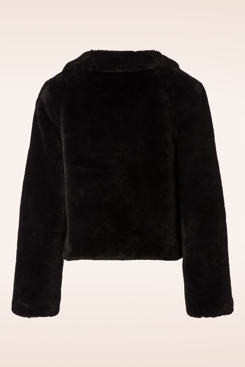 Banned Retro - Rock n Roll Swing bontjas in zwart 4