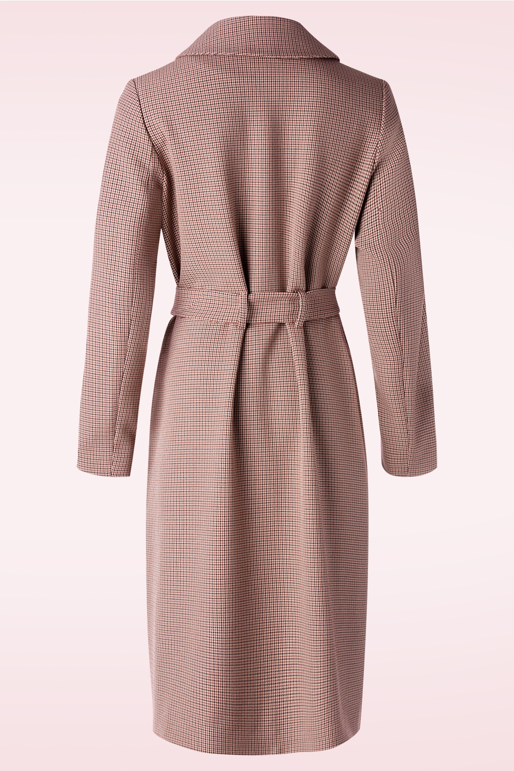 Banned Retro - Parka Please Coat in Multicheck Houndstooth 4