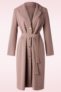 Banned Retro - Parka Please Coat in Multicheck Houndstooth 2