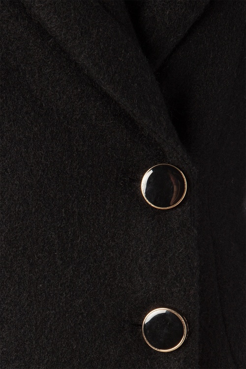 Banned Retro - Rockende jas in zwart 3