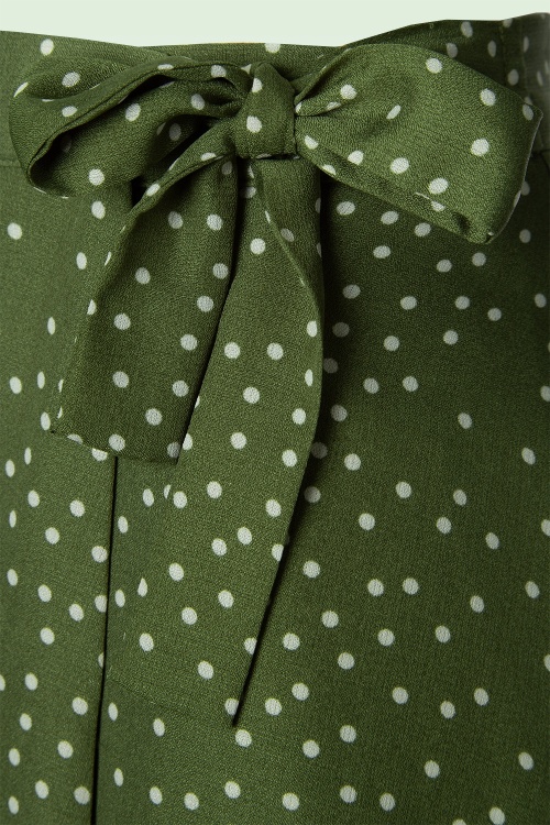 Banned Retro - Sweet Spot rok in groen 3