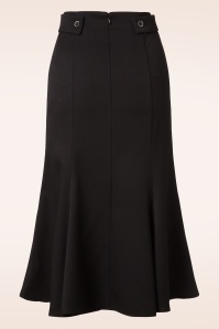 Banned Retro - Elegantie rok in zwart 3